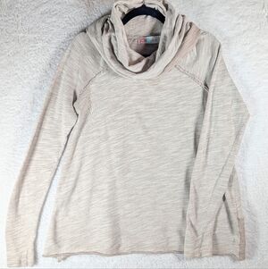 Free People Cozy Cream Cowl Neck Sweater